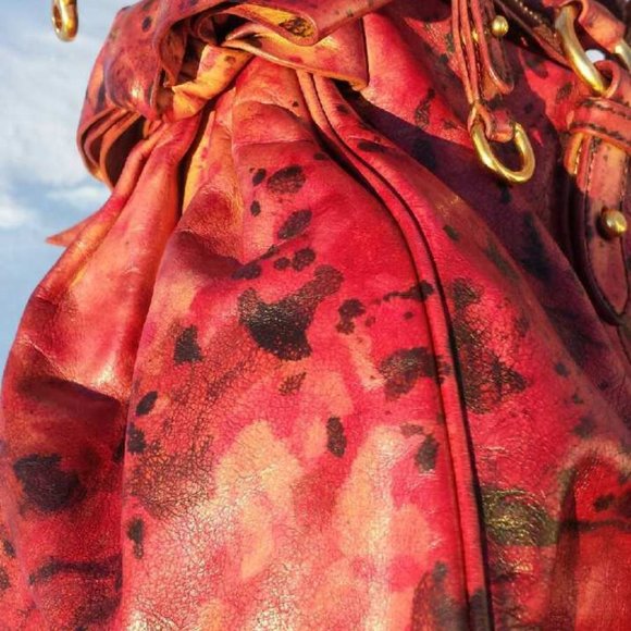 SOLD-  Miu Miu Prada Leather Hand Bag city - Picture 3 of 5